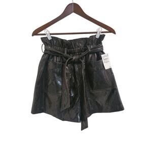 NWT Blank NYC Faux Snakeskin High Waisted Shorts 26